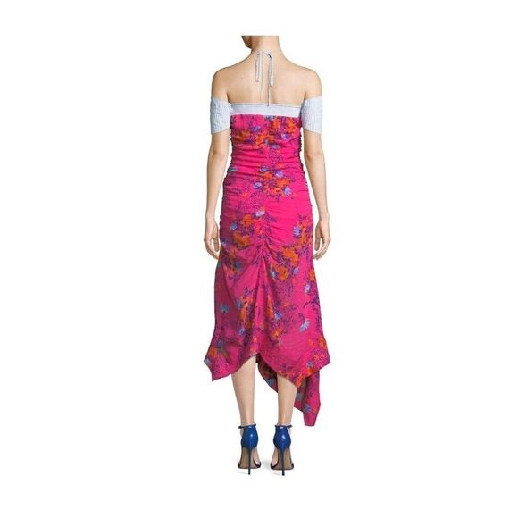 Tanya Taylor Falling Floral Silk Virginia Dress size‎ 2 MSRP $595 NWT - Picture 3 of 10